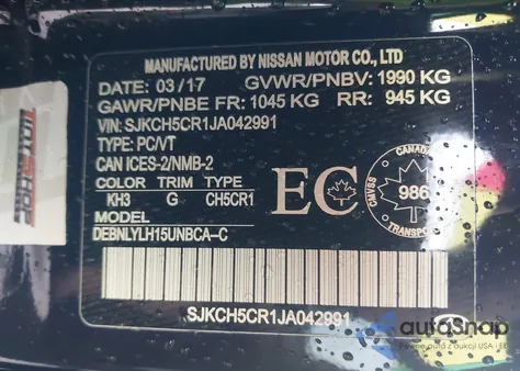 2018 Infiniti Qx30 Essential/Luxe/Luxury/Premium z USA, uszkodzony, nr VIN SJKCH5CR1JA042991